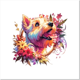 Glen of Imaal Terrier Celebrates Mothers Day - Perfect Dog Mom Gift Posters and Art